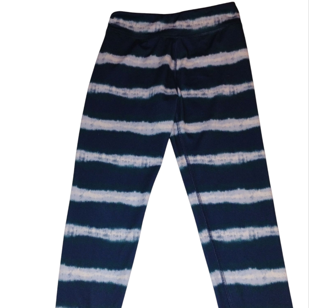Jumping Beans Blue and White Tie-Dye Leggings Size 12
